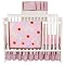 Tadpoles Field of Flowers Crib Set - Periwinkle