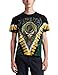 Liquid Blue Men's Grateful Dead Shamrock Tie Dye T-Shirt, Multi, Large