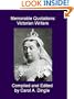 Memorable Quotations: Victorian Writers