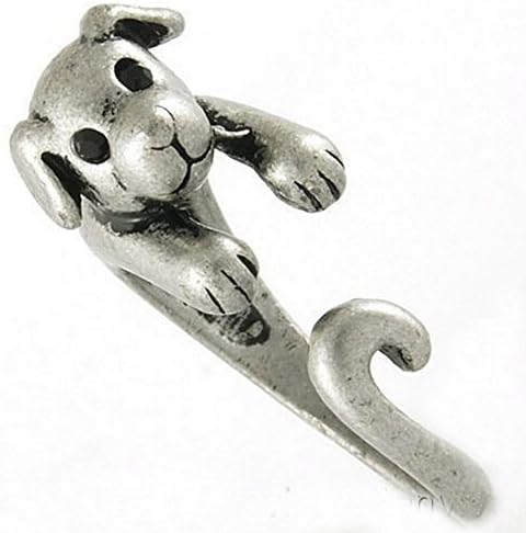 Wear Felicity - Puppy Ring - Silve Tone