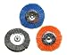 Dico 50-3 Wheel Nyalox Wheel Kit 3-inch Assorted Nyalox Wheel Brushes, 3-Piece