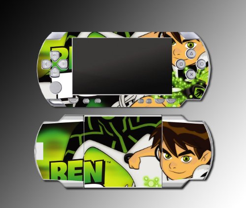 Ben 10 cartoon game COVER MOD CASE Decal Cover SKIN 2 for Sony PSP 1000 Playstation Portable
