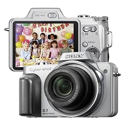 Sony Cybershot DSC-H 10 S Digitalkamera (8 Megapixel, 10-fach opt. Zoom, 3" Display) silber
