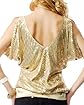 Drop Shoulder Sequin Top Product Image
