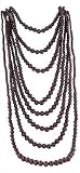 Y & R ~ Katherine Chancellor ~ Deep Plum Purple Multi-strand Pearl Necklace SET