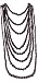 Y & R ~ Katherine Chancellor ~ Multi-Strand Pearl NECKLACE SET