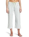 Hue Sleepwear Women's Classic Stripe Capri Pant