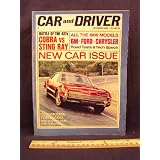 1965 65 November CAR AND DRIVER Magazine (Features: Road Test on Cobra 427, Chrysler... by Car and Driver