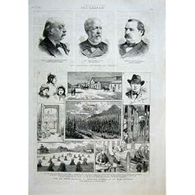 Butler Blaine et Copie des �lections 1884 de Cleveland Etats-Unis Vieille