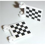 Lego Building Accessories Checkered Flag Bulk Pack 25 pieces
