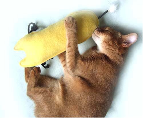 ねこキック！　小　イエロー