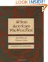 African Americans Who Were First