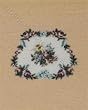 Miniature Tan Floral Needlework Kit by Lindee's Little Linens