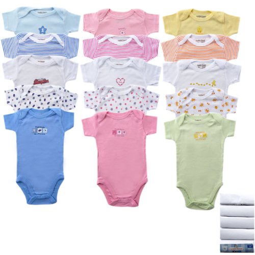5-Pack Pastel Bodysuits