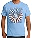 TshirtsXL Men's Eagle Flag Graphic T-Shirt (Also in Big & Tall Sizes)