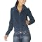 Mossimo Supply Co. Corduroy Moto Jacket - Blue