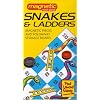 MAGNETIC TRAVEL SNAKES AND LADDERS