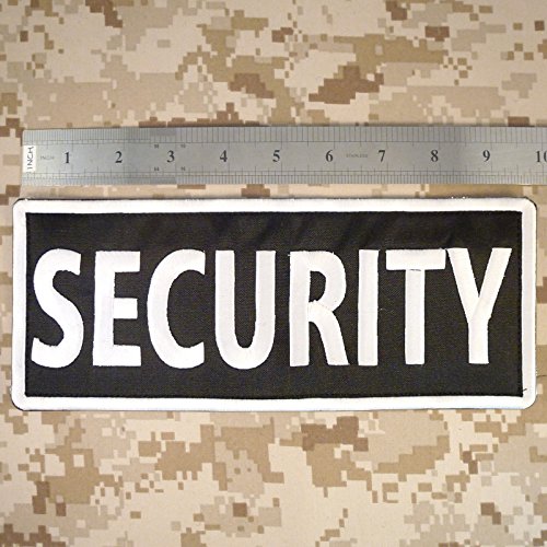SECURITY Big XL 10x4 inch Bulletproof Vest Tactical Embroidery Velcro