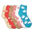 3 Pairs Womens Super Soft Touch Me Pattern Sleeper Winter Socks