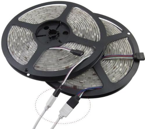 eTopTrade 32.8 Ft Waterproof Color Changing SMD 5050 600LEDs Flexible RGB LED Lighting Strip + 44 Key Remote Controller