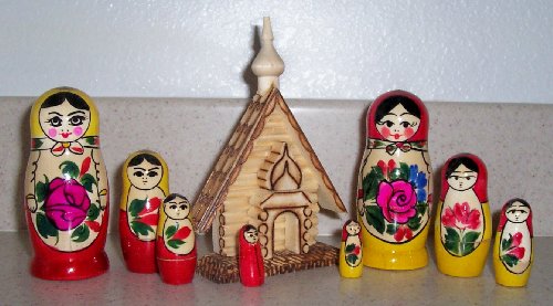 Russian Nesting Doll * 4 pc / 3.75 in * s-104