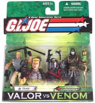 Childrens Toyshop  Toys : Duke (T-hip) & Cobra Commander (Black/Red) (Version 1)