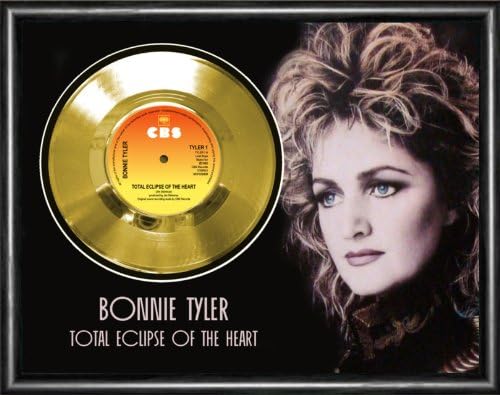Bonnie Tyler Total Eclipse Of The Heart Framed Gold Disc Display