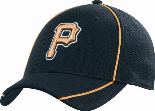 MLB Pittsburgh Pirates Authentic Batting Practice Cap (Black, Medium/Large)