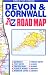 Devon and Cornwall Road Map