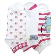 Lot Of 3 Pairs Womens Hippo Anklet Ped Socks ( 9-11)