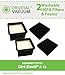 Crucial Vacuum Replacement Air Filters - Compatible with Dirt Devil F-43 Easy Lite Cyclonic Bagless Foam Vacuum Cleaner Filter - HEPA Style - Replace Parts #F43 2PY1105000 1PY1106000 (2 Pack)