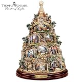 The Nativity Tree Tabletop Centerpiece Presented And Narrated By Thomas Kinkade by The Bradford Exchange