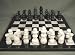 Black and White Marble Chess Set