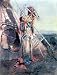 Hand Made Oil Reproduction – Charles Marion Russell – 24 x 32 inches – Sun Worship in Montana