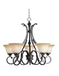 Home Improvement: Maxim Lighting 13505WSOI, Allentown 5-Light Chandelier, Oil Rubbed Bronze - Maxim Lighting