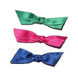 Jennifer Ouellette Satin Tie on Bobby Pin