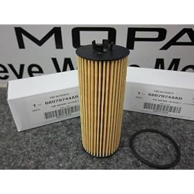 2011 DODGE GRAND CARAVAN 3.6L OIL FILTER MOPAR 3 PCS OEM