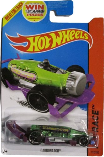Hot Wheels 2014 Hw Race X-Raycers Green & Purple Carbonator 172/250