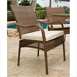Hospitality Rattan 604-3385-VIR-A Grenada Patio Dining Arm Chair