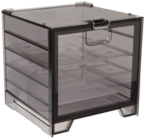 Bel-Art 420530001 Scienceware Polystyrene Dry-Keeper Stacking Desiccator Cabinet 10 L x 10 W x 10 H