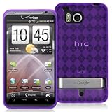 Argyle Flexible TPU Cover Skin Phone Case for the HTC ThunderBolt ADR6400 - ....