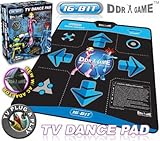 16-Bit Graphics TV Plug-N-Play Single-Player Dance Pad with AC Adapter