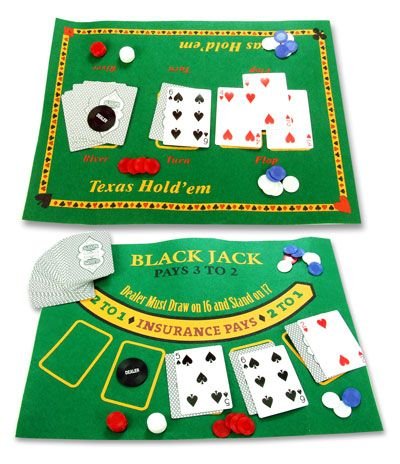 Casino Set - Black Jack and Poker (Inc Tin For Storage) [Toy]
