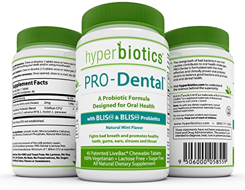 PRO-Dental: Probiotics for Oral & Dental Health - Targets Bad Breath at - Best Oral Probiotic For Bad Breath