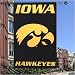 Iowa Hawkeyes Applique Banner Flag