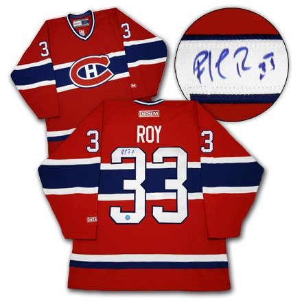 Patrick Roy Montreal Canadiens Autographed/Hand Signed Hockey Jersey