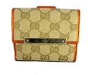 Gucci Wallets (Beige/Brown/Bronze) 112716 Small Gucci Logo Wallet