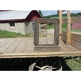 Amish Country Handmade Barnwood Window Frame Flower Box Planter. Century Old Weathered Barnwood Enhances the Distinctive... by AMISH WARES