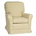 Crown Gingham Glider Rocker - Green
