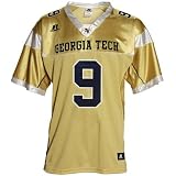 Russell Georgia Tech Yellow Jackets #9 Gold Replica Football Jersey